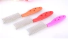 Direct sales from pet supplies manufacturers: single-row straight comb for hair removal, dog cleaning, new export product, beauty pet comb Application Scenario